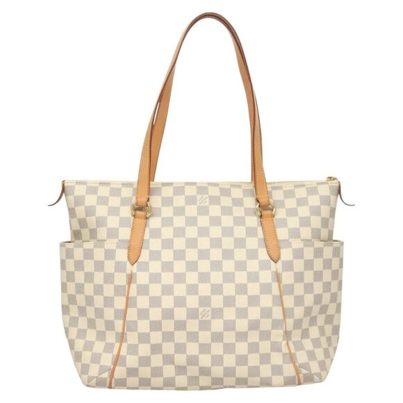 LOUIS VUITTON Damier Azur Totally MM Tote Bag N51262 LV Auth BA2803 - Picture 3 of 16